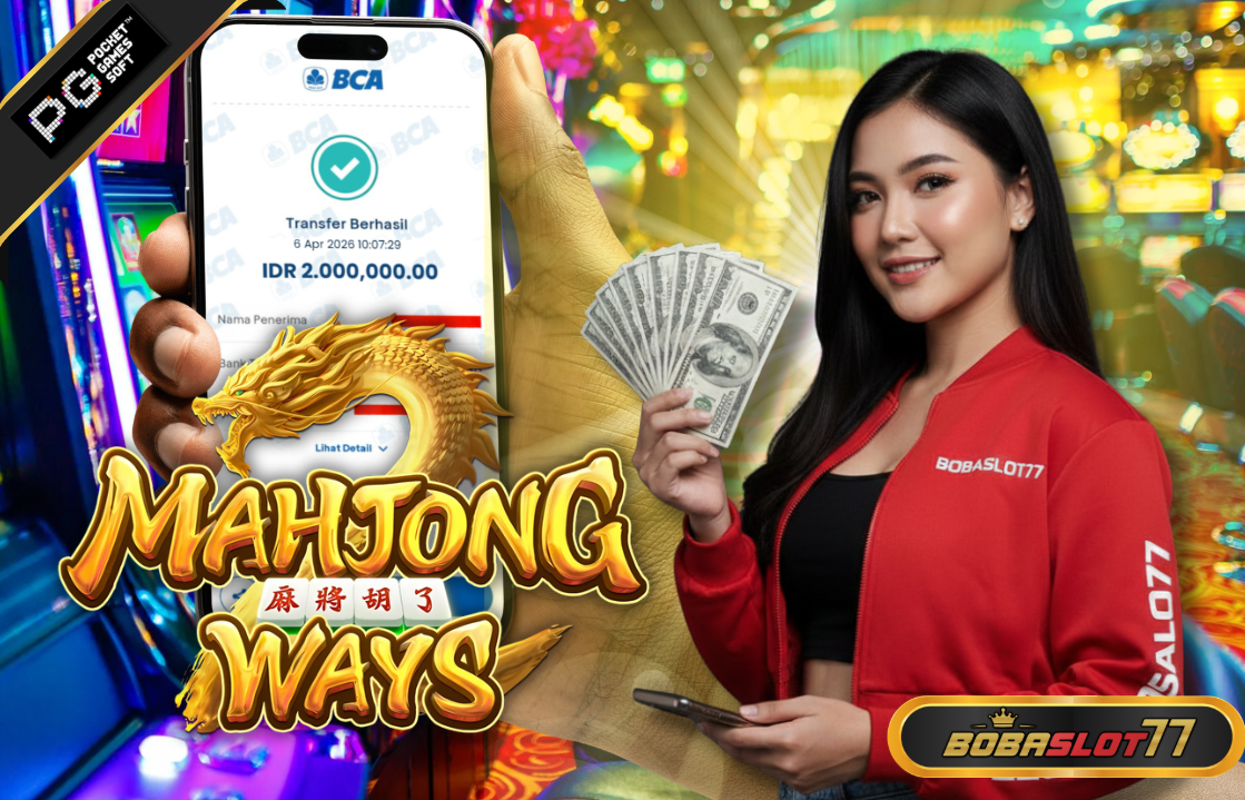 Selamat kepada user id : anxxx7 Wede Rp 2.000.000 di Game MAHJONG WAYS PG SOFT Cair Gk Sampe 1 Menit! Menang Mudah di Bobaslot77